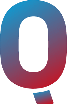 Stylized gradient Q logo